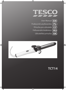 Manual Tesco TCT14 Hair Styler