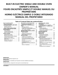 Mode d’emploi Whirlpool WOD51EC7HW Four