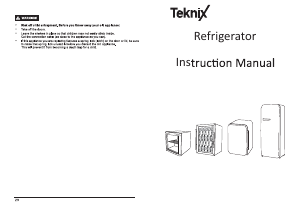 Manual Teknix T330RDS Refrigerator