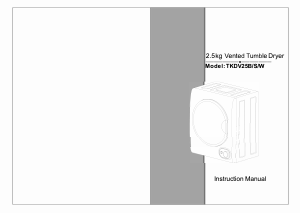 Manual Teknix TKDV25B Dryer