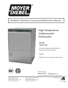 Manual Moyer Diebel 383HT M2 Dishwasher