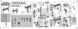 Наръчник Meliconi SlimStyle Plus 400 ST Стойка за стена