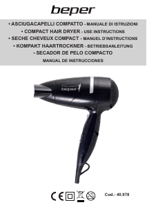 Manual Beper 40.978 Hair Dryer