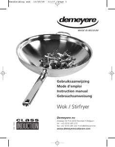 Bedienungsanleitung Demeyere 52936 G Pfanne