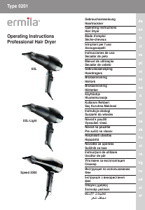 Bedienungsanleitung Ermila Speed 2000 Haartrockner