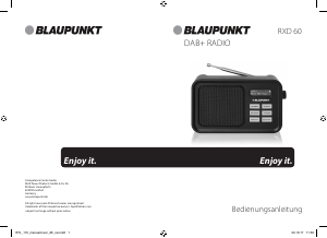 Bedienungsanleitung Blaupunkt RXD 60 Radio