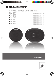 Bedienungsanleitung Blaupunkt ICx 401 Auto lautsprecher