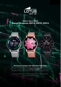 Manual de uso Lotus 50016/1 Smartwatch