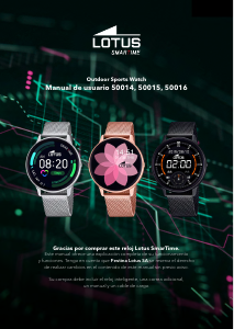 Manual de uso Lotus 50014/1 Smartwatch