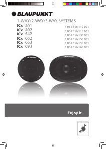 Manual Blaupunkt ICx 693 Car Speaker