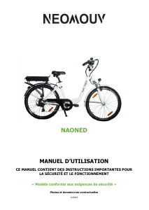 Mode d’emploi Neomouv Naoned Vélo électrique