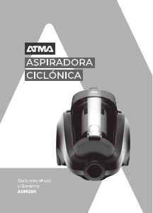 Manual de uso Atma AS8920N Aspirador