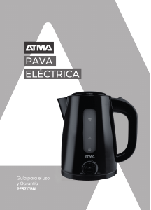 Manual de uso Atma PE5717BN Hervidor