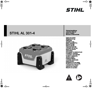 Manual Stihl AL 301-4 Carregador de pilhas