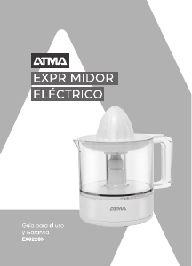 Manual de uso Atma EX8220N Exprimidor de cítricos