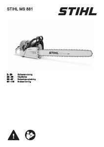 Käyttöohje Stihl MS 881 Ketjusaha