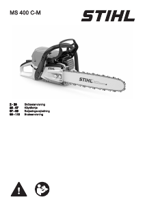 Bruksanvisning Stihl MS 400 C-M Kedjesåg