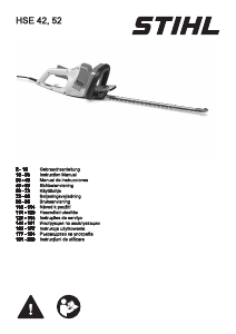 Käyttöohje Stihl HSE 52 Pensasleikkuri