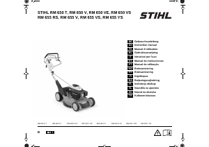 Kullanım kılavuzu Stihl RM 655 V Çim biçme makinesi