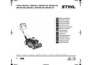 Kullanım kılavuzu Stihl RM 650 V Çim biçme makinesi