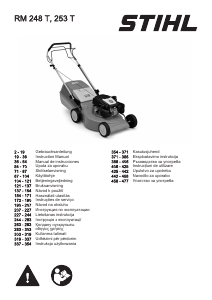 Vadovas Stihl RM 253 T Vejapjovė