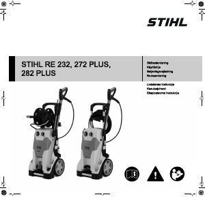 Vadovas Stihl RE 282 Plus Slėginis plovimo įrenginys