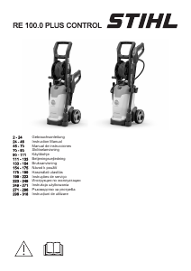 Manual Stihl RE 100 Plus Control Pressure Washer