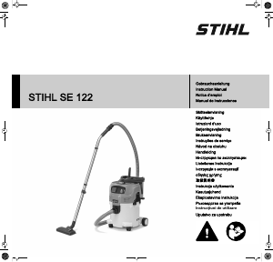 Manual Stihl SE 122 E Aspirator