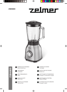 Manual Zelmer ZSB4800 Blender