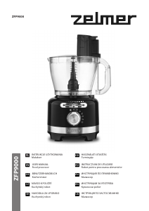 Manual Zelmer ZFP9000B Food Processor