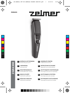 Manual Zelmer ZGK6300 Aparat de tuns