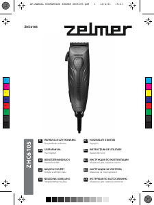 Manuál Zelmer ZHC6105 Zastřihávač vlasů