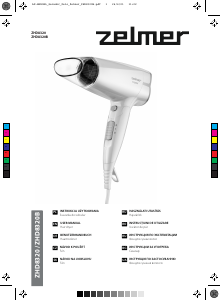 Manual Zelmer ZHD8320B Hair Dryer