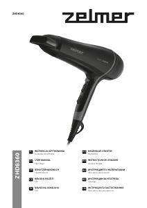 Manual Zelmer ZHD8360 Hair Dryer