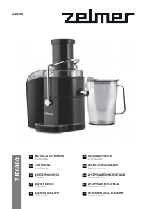 Manual Zelmer ZJE6800 Juicer