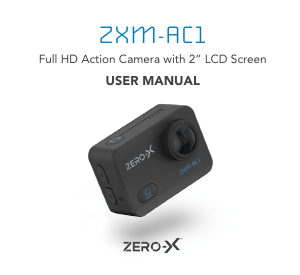 Manual Zero-X ZXM-AC1 Action Camera