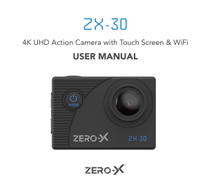 Manual Zero-X ZX-30 Action Camera