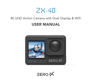 Manual Zero-X ZX-40 Action Camera