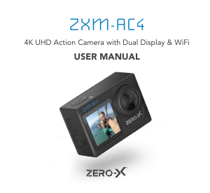 Handleiding Zero-X ZXM-AC4 Actiecamera