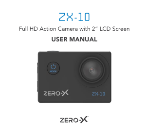 Handleiding Zero-X ZX-10 Actiecamera