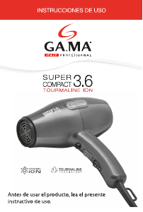 Manual de uso GA.MA Super Compact 3.6 Secador de pelo
