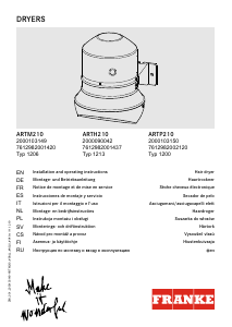 Mode d’emploi Franke ARTM210 Sèche-cheveux