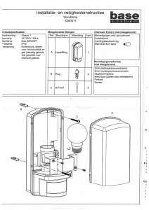 Handleiding Baseline 5250511 Ibiza Lamp