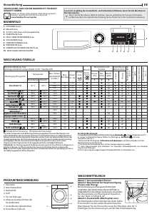 Bedienungsanleitung Bauknecht NM22L 9465 WS AE BE Waschmaschine