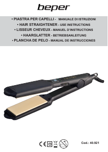Manual Beper 40.921 Hair Straightener