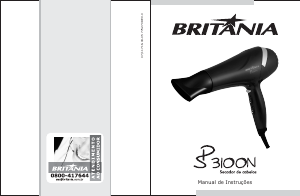 Manual Britania SP3100N Secador de cabelo