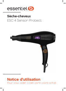 Mode d’emploi Essentiel B ESC 4 Sensor Protect Sèche-cheveux