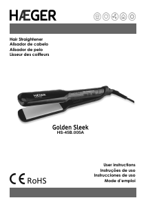 Manual Haeger HS-45B.005A Alisador de cabelo