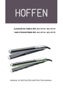 Manual Hoffen ACJ-H119 Alisador de cabelo