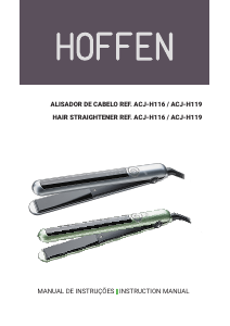 Manual Hoffen ACJ-H116 Alisador de cabelo